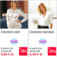 soldes blanche porte 201x199 Deuxième démarque, Soldes Vêtement grande taille Hiver 2009 :  75% à  85% chez Kiabi, La Redoute/Taillissime, QUELLE, Blanche Porte et Excédence