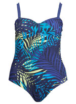 evans-bleu-feuilles evans bleu feuilles Soldes Maillot de bain grande taille : notre sélection en première démarque !