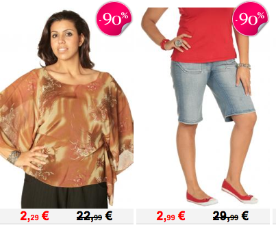 soldes generation shopping Deuxième démarque : Génération Shopping à  90%, Ronde & Glamour à  80%