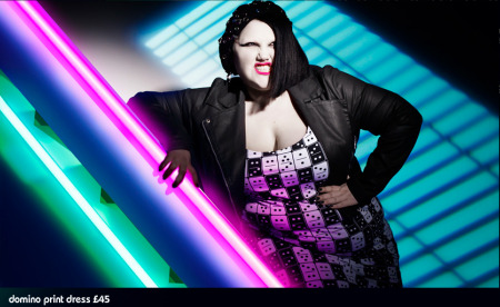 beth-ditto-at-evans-domino-dress beth-ditto-at-evans-domino-dress