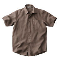 chemisette lin marron Chemisette grande taille, sélection homme été 2009 !