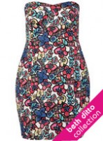 beth ditto robe fleurs 147x200 Evans autumn 2009 : Tendances de mode plus size  !