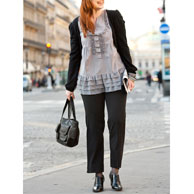 haut volante Taillissime automne 2009 : Tendances de mode grande taille !