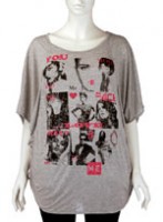 top gris serigraphie 147x200 Evans autumn 2009 : Tendances de mode plus size  !