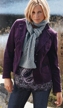 veste_violette veste violette Ulla Popken, hiver 2010 : En Route pour le Grand Nord !