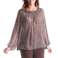 blouse leopard 200x200 Mode grande taille : collection hiver chez La Redoute !