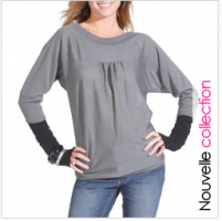 pull gris 201x200 Mode grande taille : collection hiver chez La Redoute !