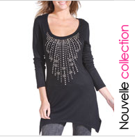 shirt noir1 Mode grande taille : collection hiver chez La Redoute !