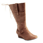 bottes lacet evans Chaussure grande taille : bottes pour mollet fort !