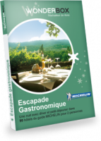 coffret cadeau escapade gastronomique 143x200 Idée Cadeau Noël : un repas gourmand pour gourmets !