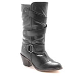 cow boy evans Chaussure grande taille : bottes pour mollet fort !