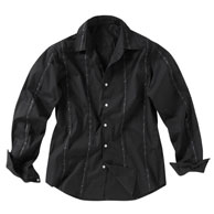 chemise noire LesAubaines.fr, pratique habiller mon homme en vêtements grandes tailles pas chers !