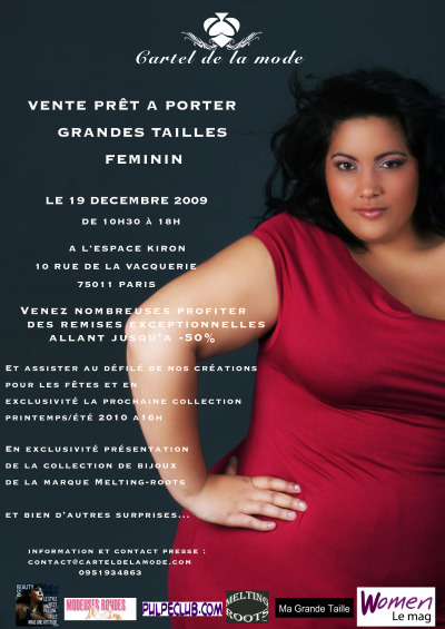 defile cartel de la mode Défilé et Vente Cartel de La Mode : 19 décembre 2009