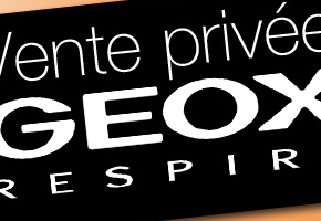 vente privee geox GEOX à   50 % pendant 3 jours chez Sarenza