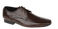 espy marron  brillantes Soldes Homme Grande Taille sur www.WalkTall.co.uk