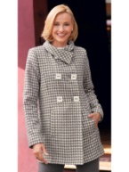 manteau daxon pied de coq Soldes Hiver 2010 : Spécial Manteau Grande Taille !