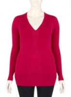 pull rose 10 147x200 Soldes Vetement Grande Taille chez Evans Clothing !
