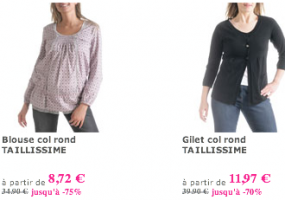 soldes taillissime 2010 285x200 Soldes Taillissime de La Redoute : déjà la deuxième démarque ! ( 70%)