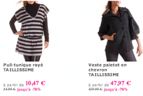 soldes tallisime 2010 290x195 Soldes Taillissime de La Redoute : déjà la deuxième démarque ! ( 70%)