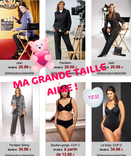 soldes ullapopken Soldes Ulla Popken :  50% en moyenne sur 408 vetements grandes tailles