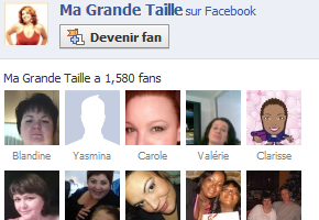 facebook mgt MaGrandeTaille : Plus de 1 500 Fans sur Facebook, merci !