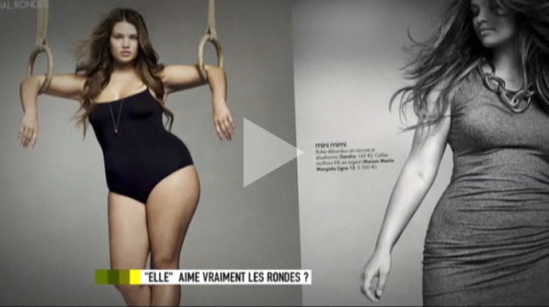 special-rondes-magazine-elle special rondes magazine elle French ELLE magazine launches first ever Plus Size issue ; Tara Lynn on cover