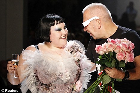 bett ditto defile mode Photos de Beth Ditto au défilé de Jean Paul Gaultier