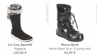 bon prix bottes de neige