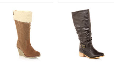 Soldes bottes mollets larges et mollets forts : sélection chez Evans et Yours ...