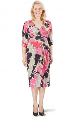 robe soie multicolore raspberry 14704 t1 1 Optez pour un look glamour grâce aux Soldes Anna Scholz été 2012 