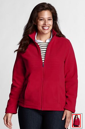 Veste femme grande taille solde interieur polaire