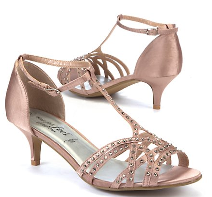 chaussure rose pale mariage