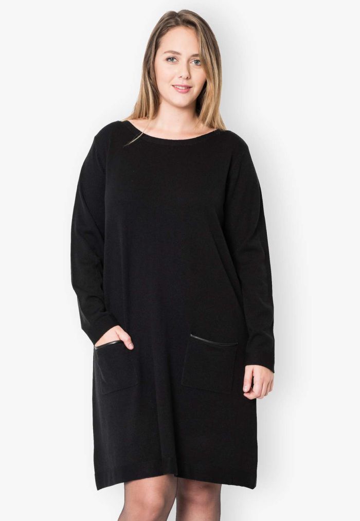 Robe, robe longue, robe noire, robe femme - BALSAMIK