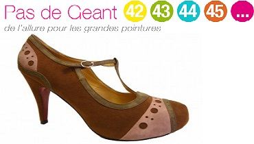 chaussures grandes tailles