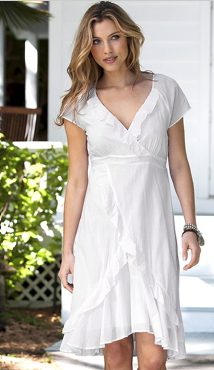 robe blanche taille 48