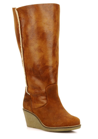 sarenza bottes mollets larges