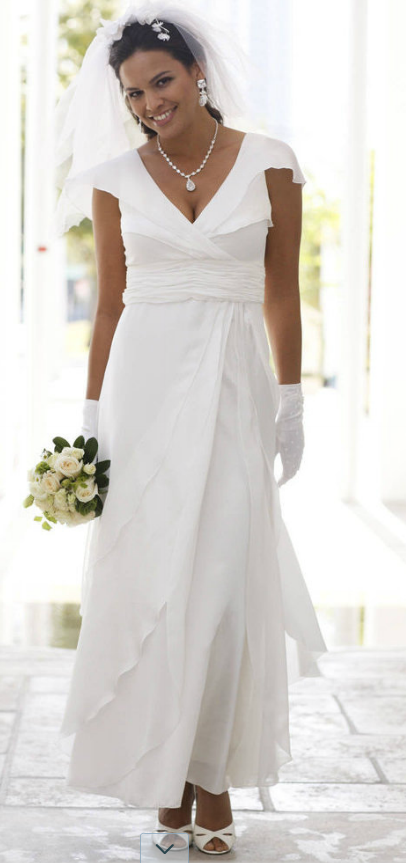 robe de mariage civil grande taille