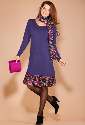 robe bleu bonheur