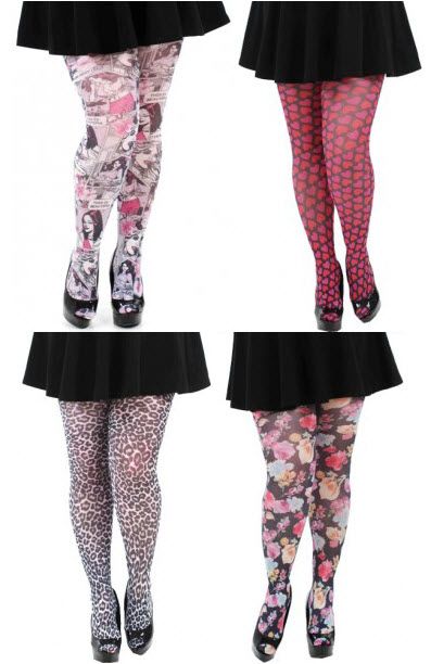 collant fantaisie grande taille
