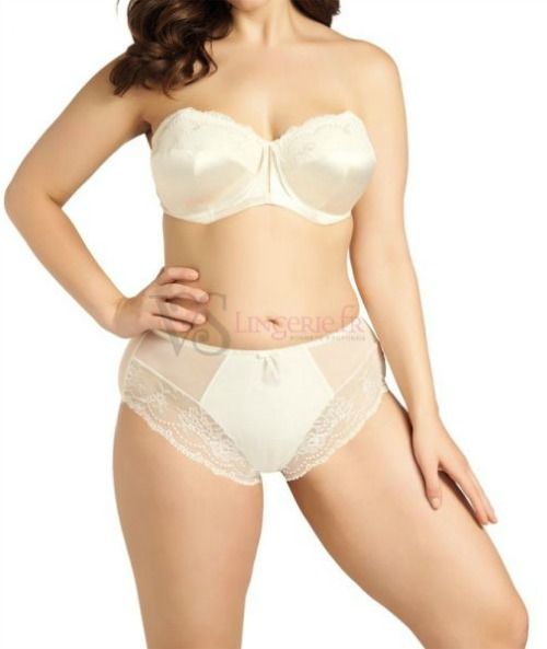 bustier grande taille sans bretelle