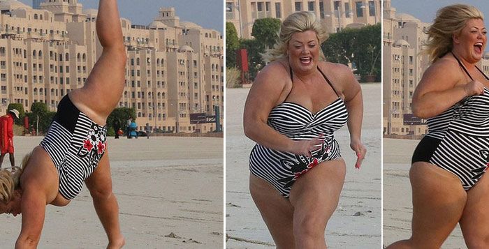 gemma collins maillot bain2