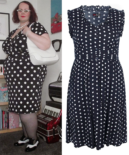 robe a pois grande taille