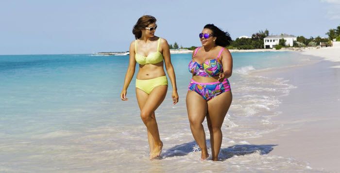 robe de plage femme ronde