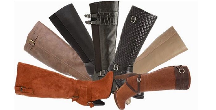 bottes mollets larges pas cher