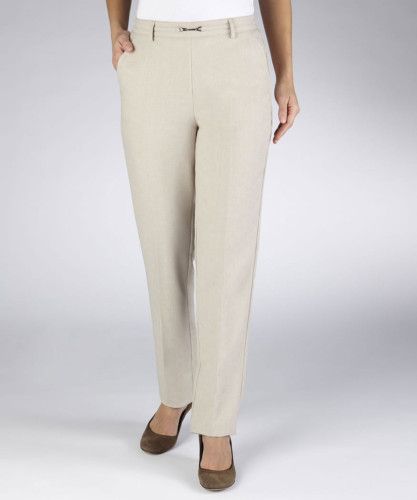 un pantalon de costume beige 