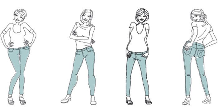 comment choisir sont jeans en fonction de sa morphologie