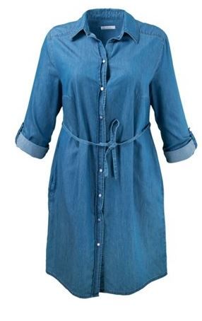robe chemise femme ronde