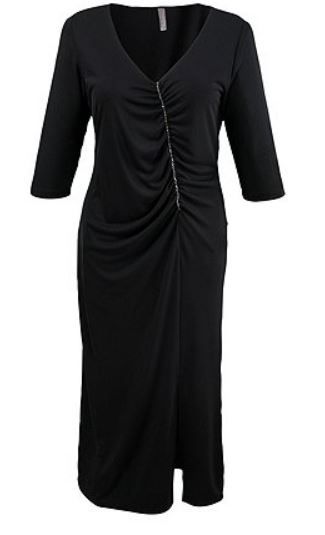 robe de cérémonie grande taille noire