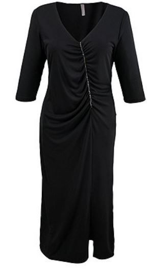 robe de cérémonie grande taille noire