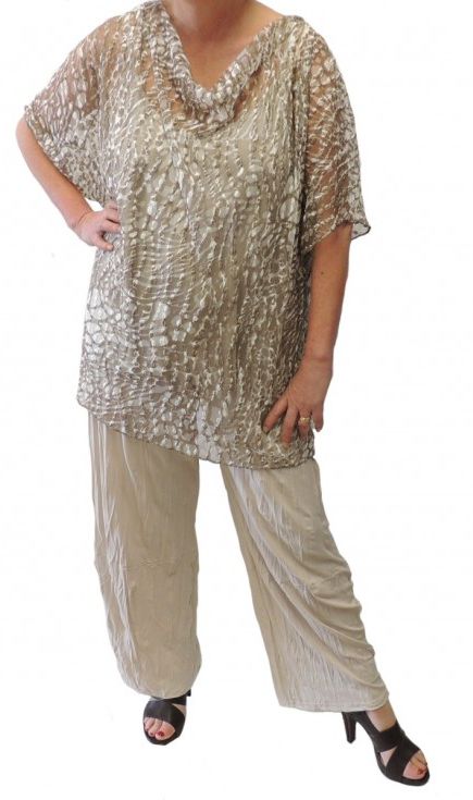 ensemble pantalon tunique pour mariage grande taille